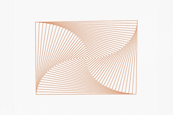 Abstract Rectangle Spiral Review