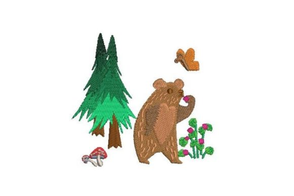 Bear in Habitat: A Woodland Embroidery Review