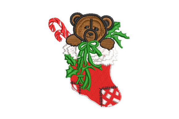 Christmas Stockings with Bear