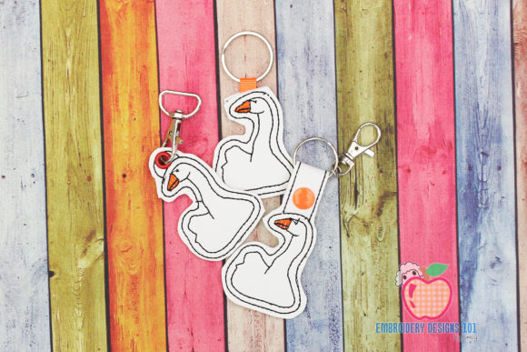 Domestic Goose ITH Snaptab Keyfob