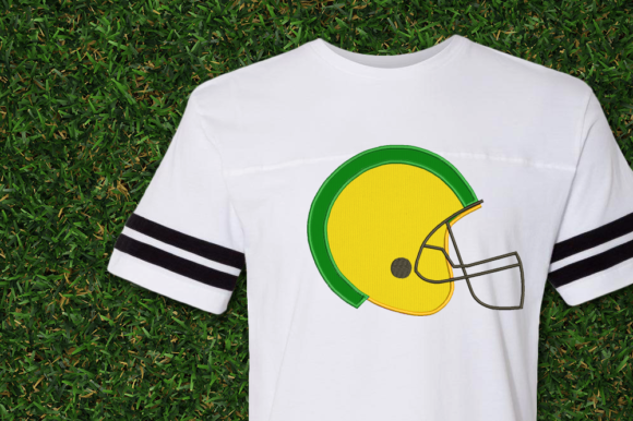 Dual Color Football Helmet