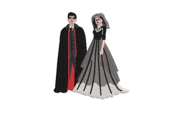 Gothic Bride and Groom