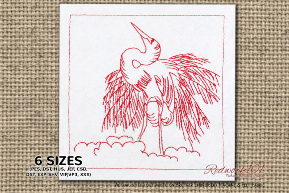Great Egret Embroidery Review