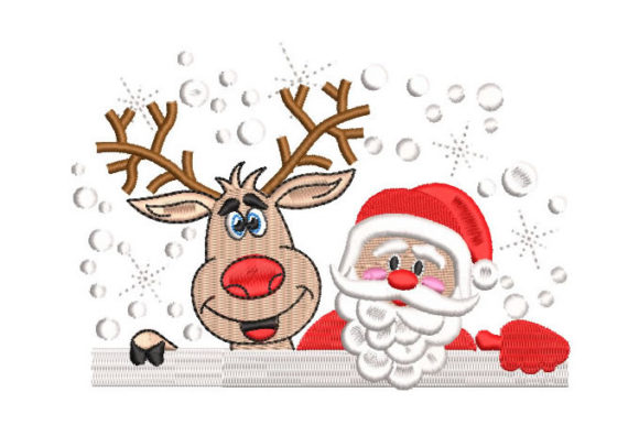 Santa Claus with Reindeer