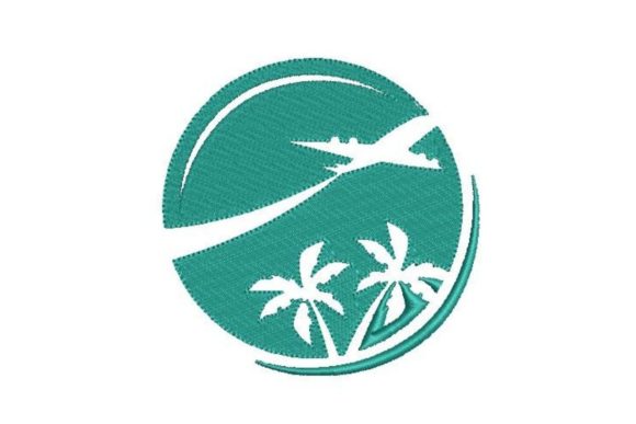 Travel Agency Embroidery Design
